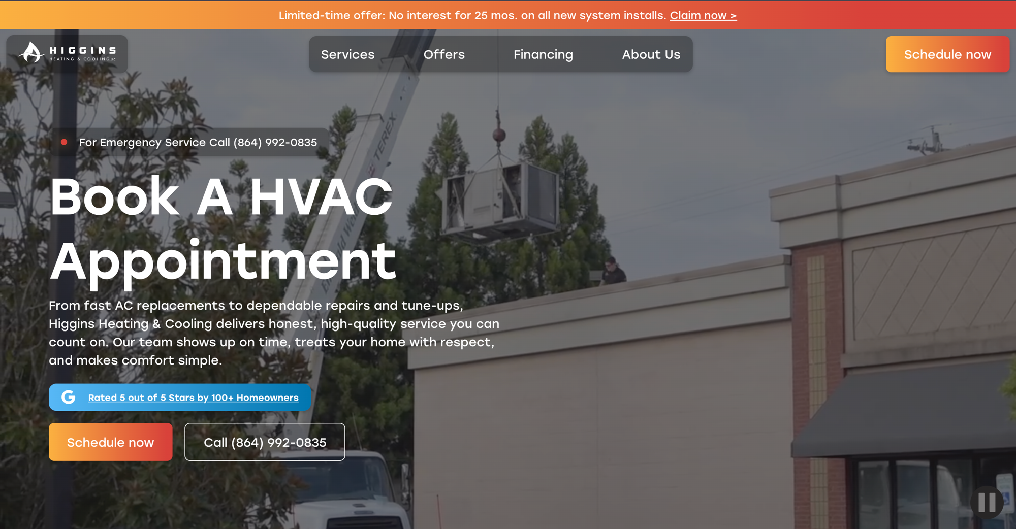 Higgins Heating & Cooling — Homepage